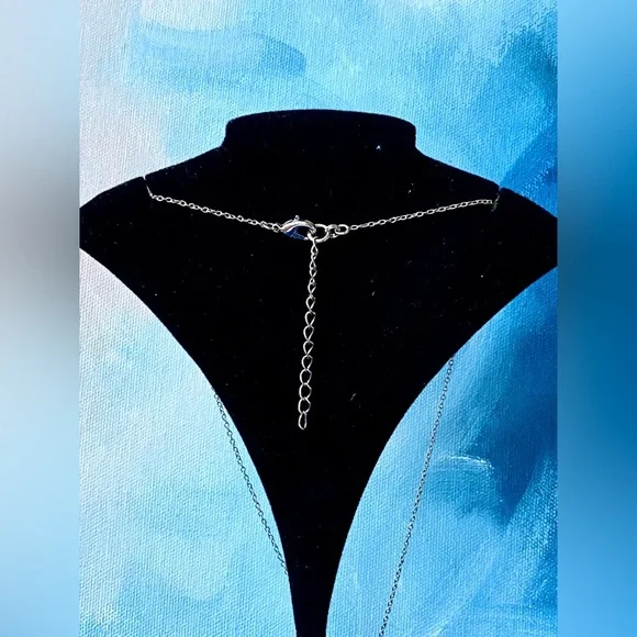 Dazzling Vintage Crystal Snowflake Pendant Necklace - Picture 5 of 8